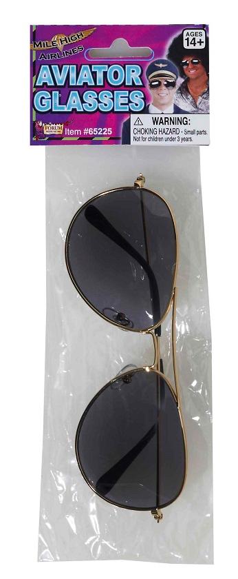 Gold Aviator Glasses