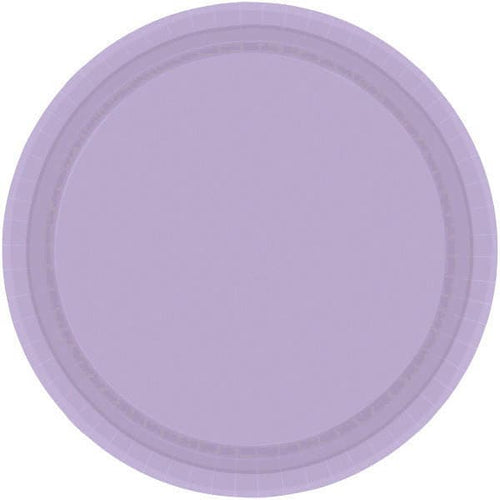 Lavender 9in Round Dinner Paper Plates