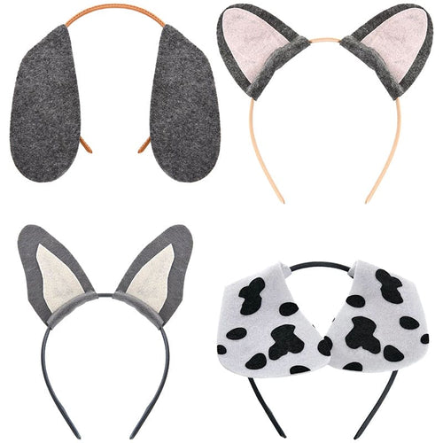 Pawsome Party Headbands 4pcs