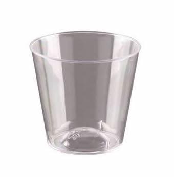 Clear Plastic Shot Glasses 1oz