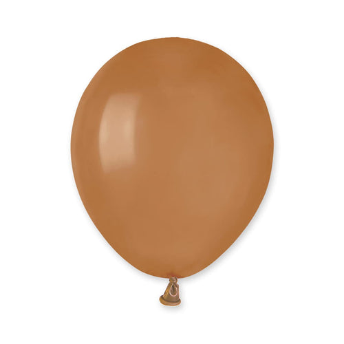 5" Latex Balloon Mocha (100)