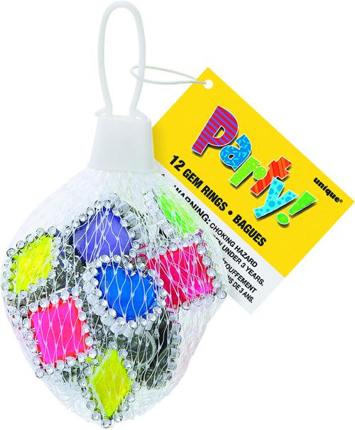 Plastic Jewel Ring Favors