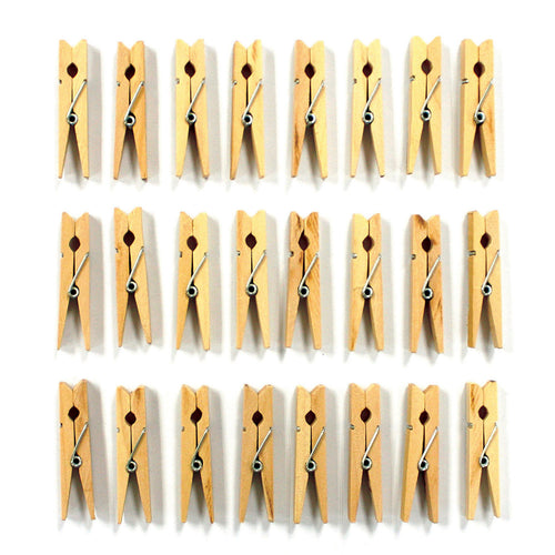 Natural Wood Clothespins 24 ct.