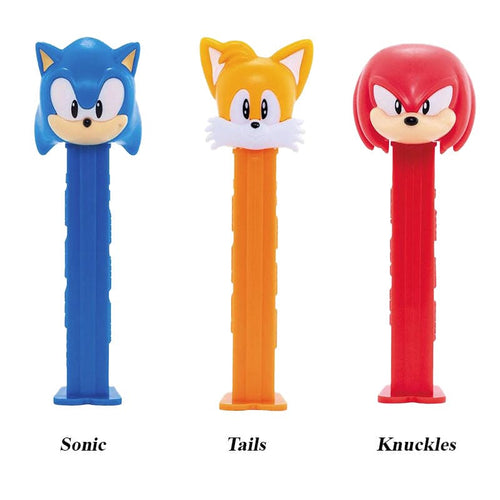 Candy Pez Sonic the Hedgehog, Tails or Knuckles 1ct