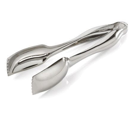 Silver 9" Plastic Tongs
