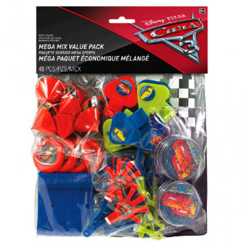 Disney Cars 3 Mega Mix Value Pack Favors 48 Ct