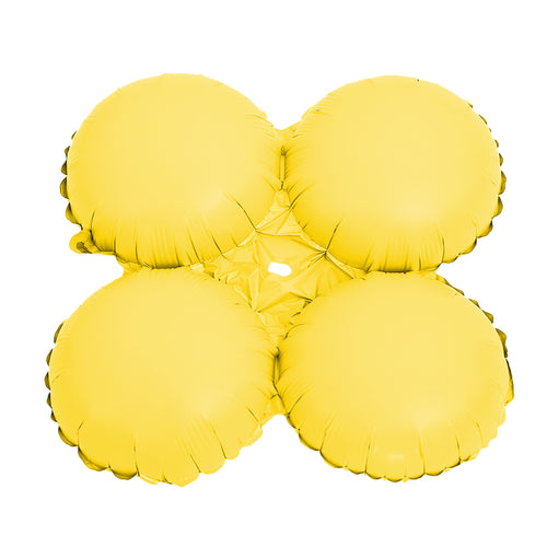 17in Quad Macaron Yellow Balloon