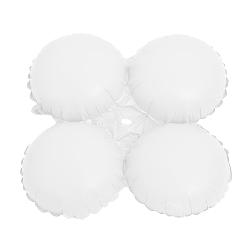 17in Quad White Balloon