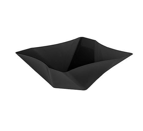 Twisted Black Square Serving 81oz Bowl