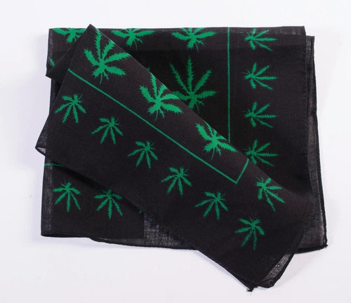 Hippie Maijuana Leaf Bandana