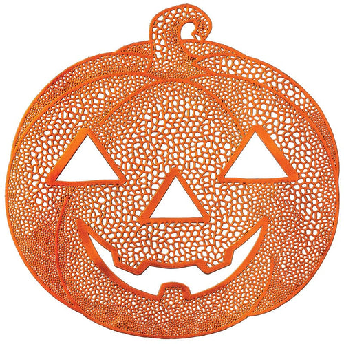 Jack-o-Lantern Vinyl 15in Placemat 1ct