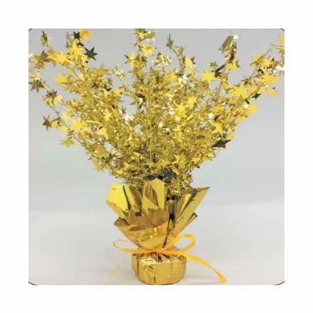 Balloon Weight Centerpiece Gold