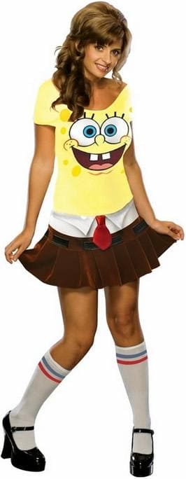 SpongeBabe Teen Girl Costume