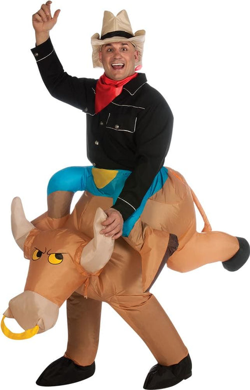 Inflatable Bull Rider Adult Costume