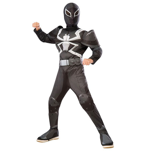 Ultimate Spiderman Agent Venom Deluxe Child Costume – Party Depot Store