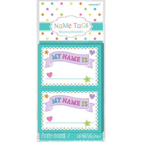 Baby Shower Name Tags