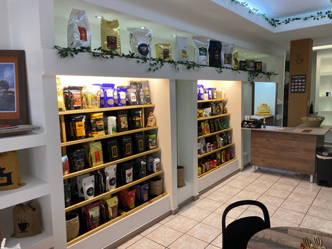 This is our display of products at our store in Mayaguez.
