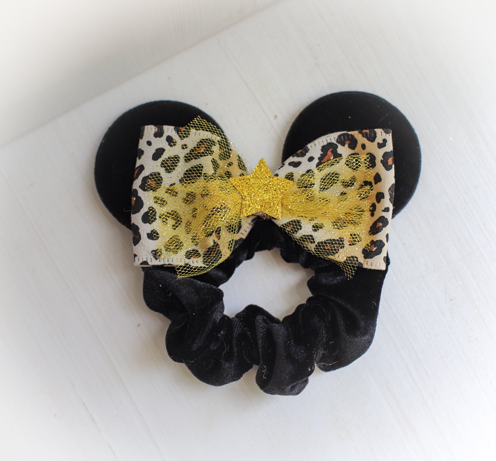 Minnie Scrunchie Leopard