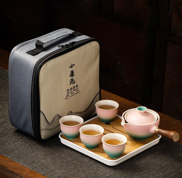 Travel Portable Tea Set Portable Tea Making Cup Kung Fu Tea Cup Outdoor  Camping Tea Pot