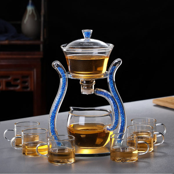 RORA Lazy Kungfu Glass Tea Set Magnetic Glass Teapot set – RORA TEAPOT