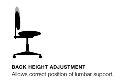 Office Master Back Height Adjustment
