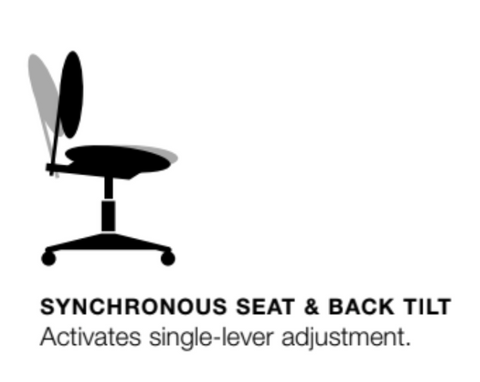 Office Master Synchronous Seat and back tilt