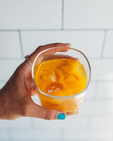 Turmeric Golden Citrus Bliss Tea Mocktail