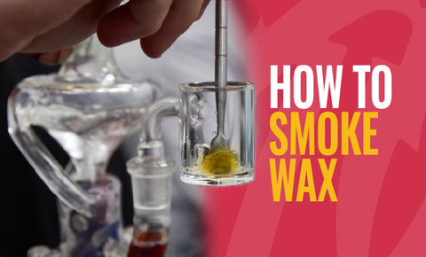 how to smoke wax