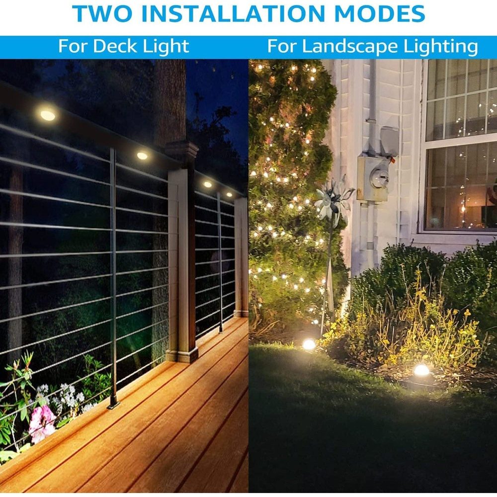 ALSR03 8-Pack RGB LED Landscape Spot Lights Package, 12W Low Voltage 12V  Directional Outdoor Landscape Lighting