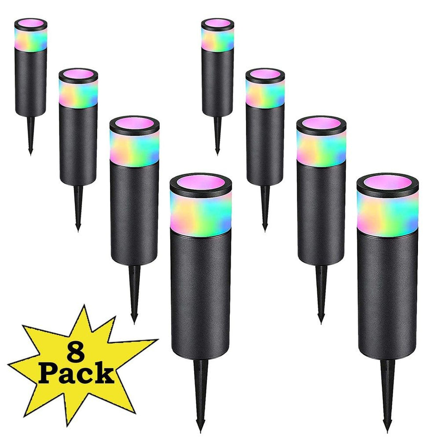 ALSR03 8-Pack RGB LED Landscape Spot Lights Package, 12W Low Voltage 1 –  Sun Bright Lighting