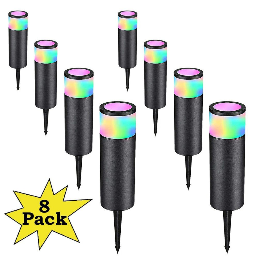 6-Pack of ALPR15 Pathway Lights  Bollard Landscape Lighting – Sun Bright  Lighting