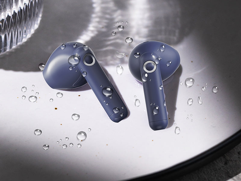 EDIFIER TO-U2 mini blue earphones soaked in water