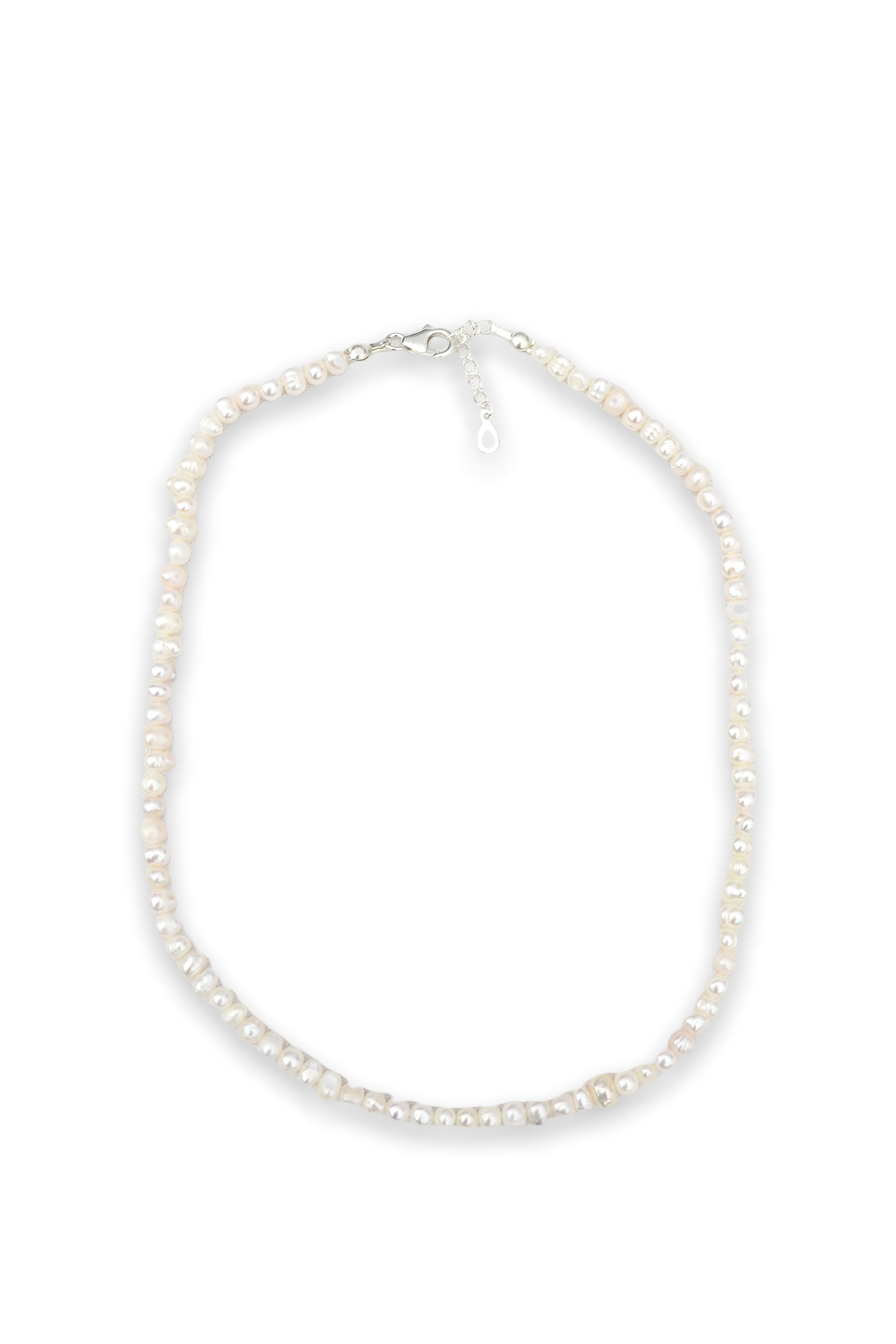 Freshwater pearl and sterling silver necklace – Alice Rose Jewellery