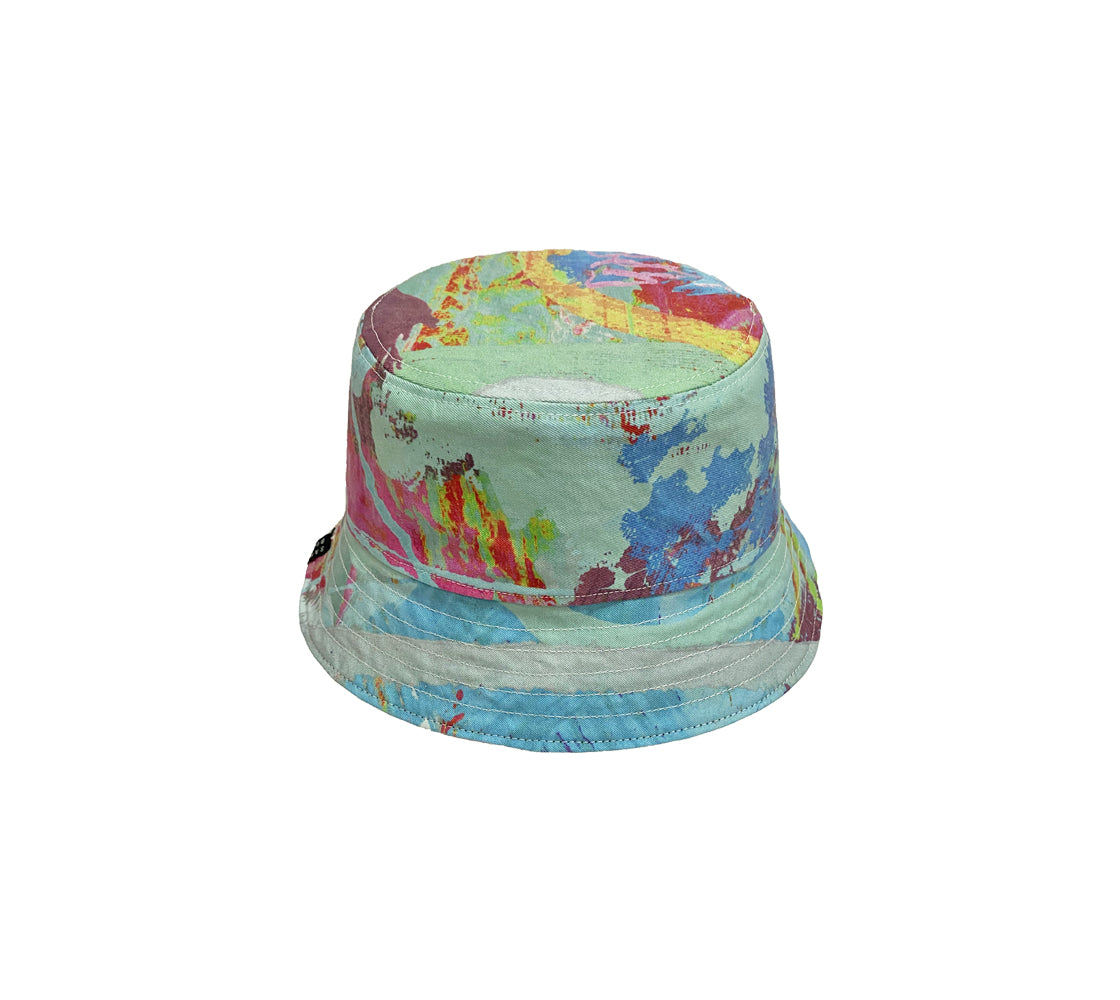 世界限定50】LOTUS BUDS PATTERN BUCKET HAT-