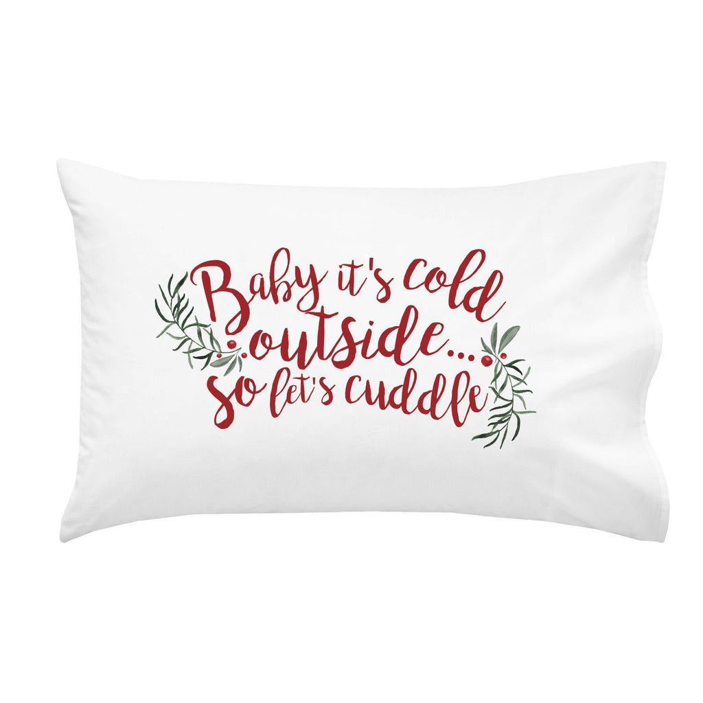 baby it's cold outside cushion