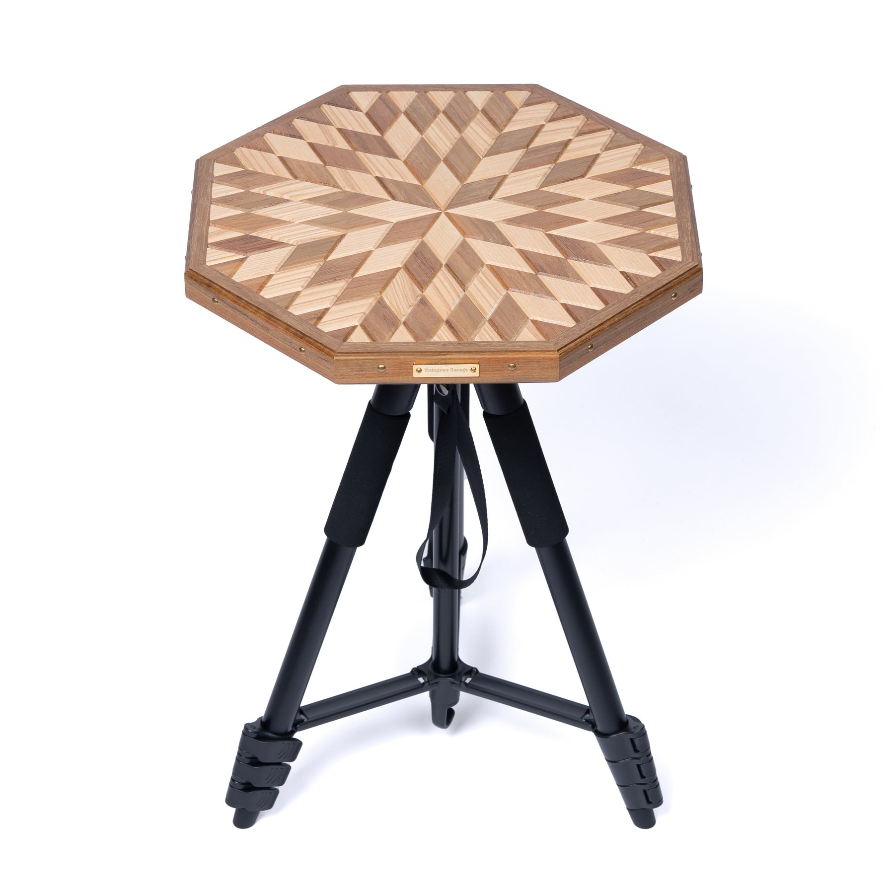 Octagon plate Ortega precious wood two-color model