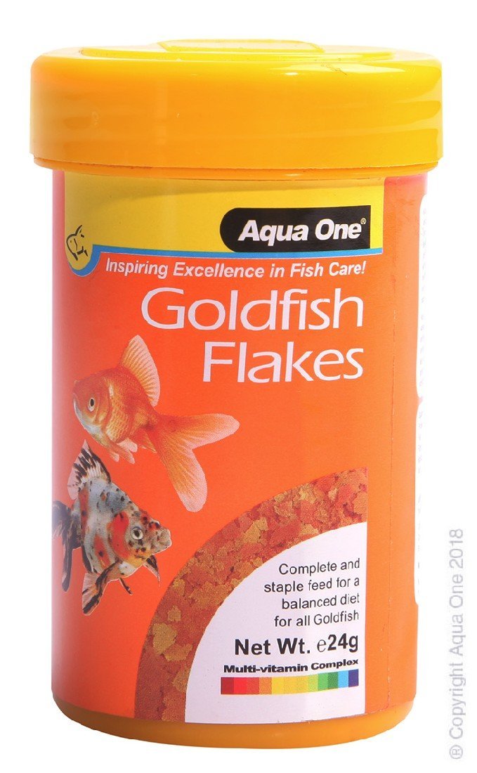 AQUA ONE GOLDFISH FLAKES 24G - City Country Pets and Supplies