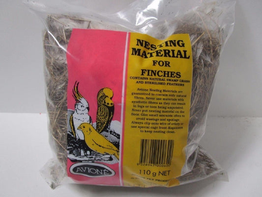 NESTING MATERIAL FOR FINCHES 110G AVIONE - City Country Pets and Supplies