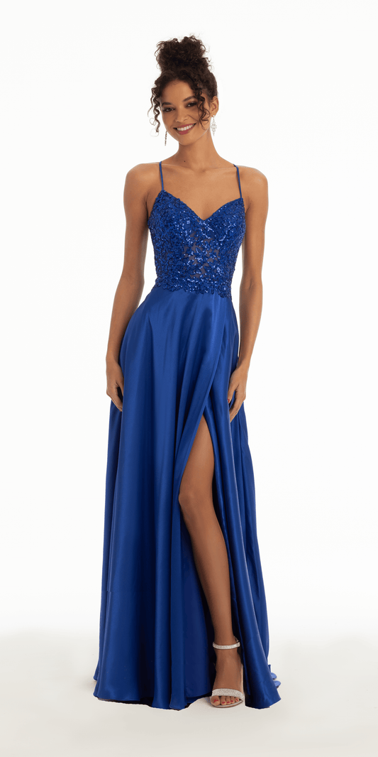 V Neck Backless Teal Lace Foral Long Prom Dresses, Open Back Teal Lace –  abcprom