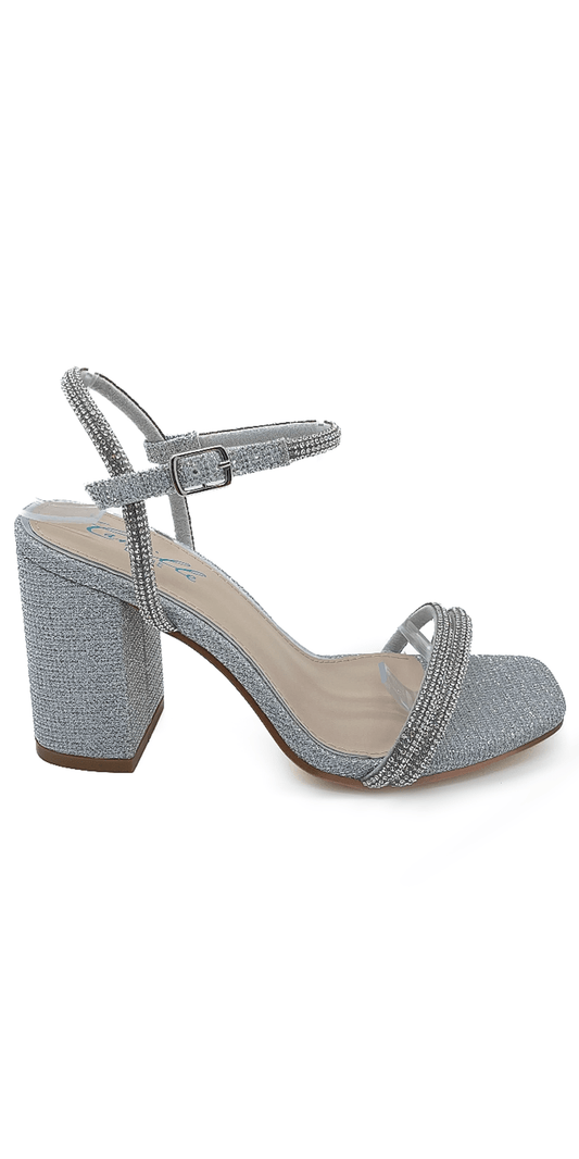 Buy The White Pole Grey Crystal & Glittery Pencil Heel Fashion Stiletto heels  Sandals for Women & Girls latest Collection & stylish Comfortable Party  Casual at Amazon.in