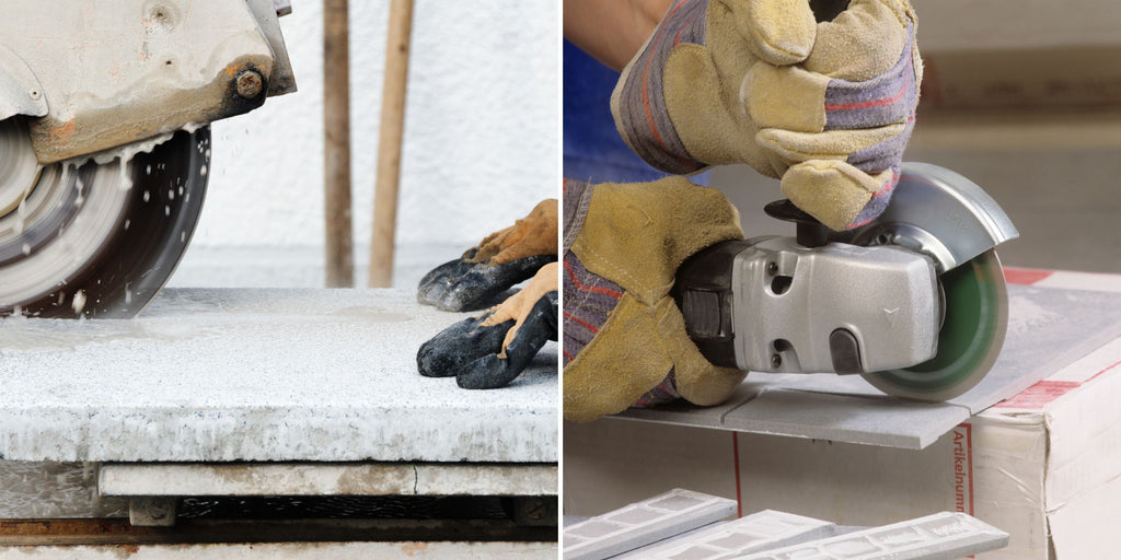 Cutting stones - Different ways. cutting table or angle grinder