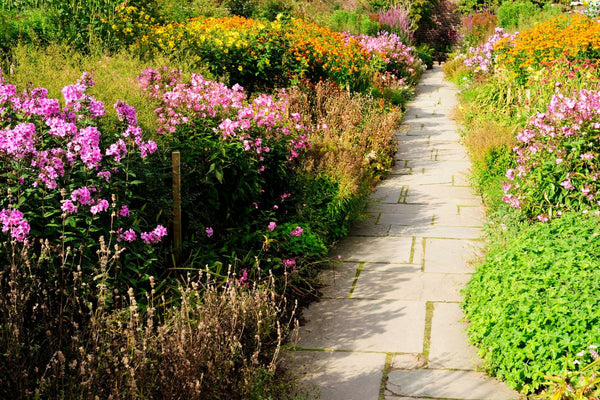 Gartenweg mit einfachem Design ist deutlich kostengünstiger