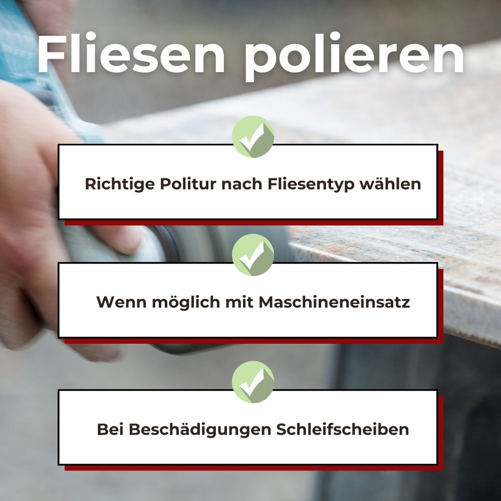 Fliesen Polieren - Checkliste