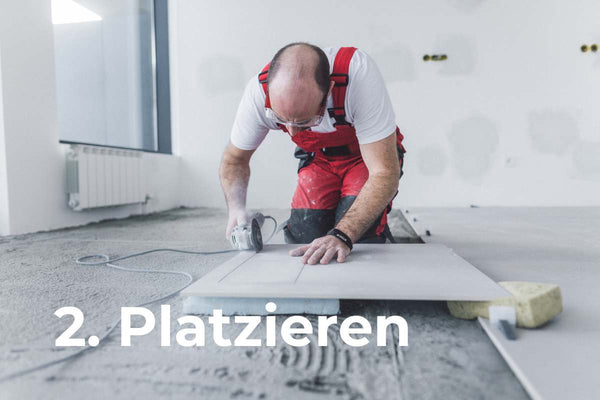 Keramik Fliese richtig platzieren