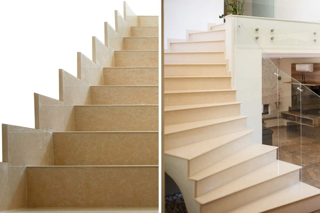 Beispiele von Stein Gehrungsschnitten - Treppe