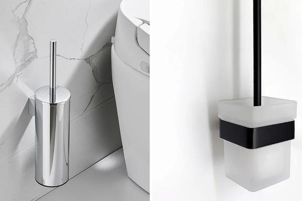 Toilettenbürstenhalter Wandmontage mit Runden und Eckigen Formen