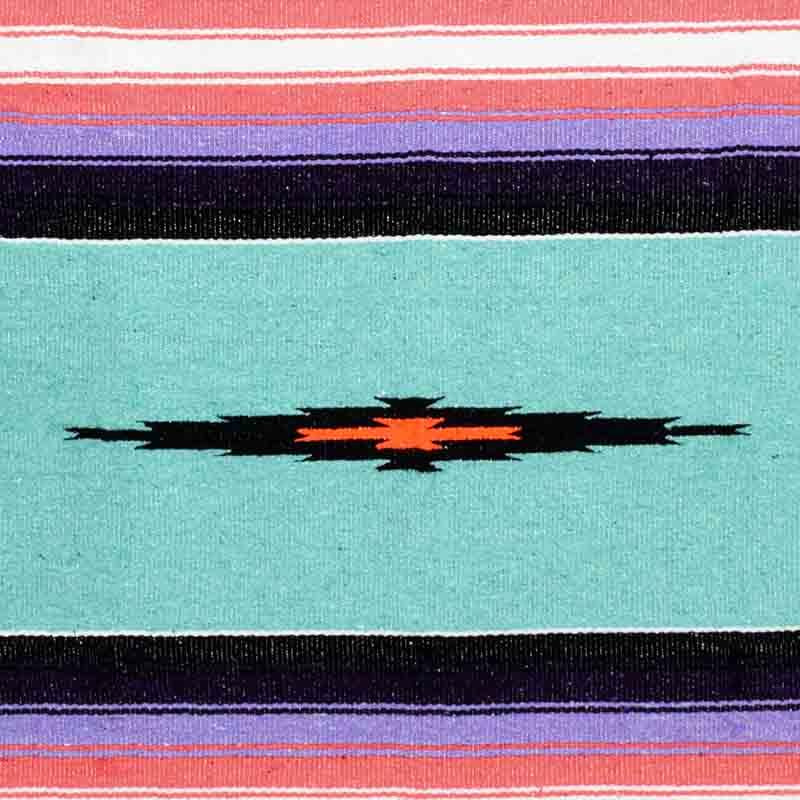 Pastel Baja Mexican Blanket