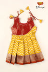 Yellow Golden Waves Baby Frock For Girls !!!