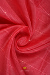 Red Sequence Chanderi Saree's For Women !!!