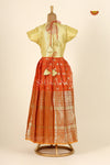 Orange Mango Stream Long Gown For Girls !!! 